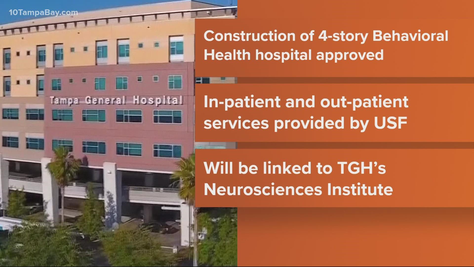 The facility will provide initial emergent evaluations for patients going through a behavioral health crisis.