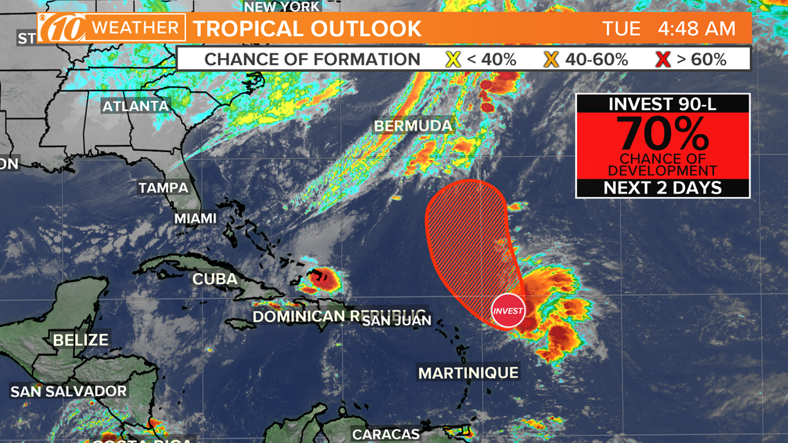 National Hurricane Center monitors disturbance | wtsp.com