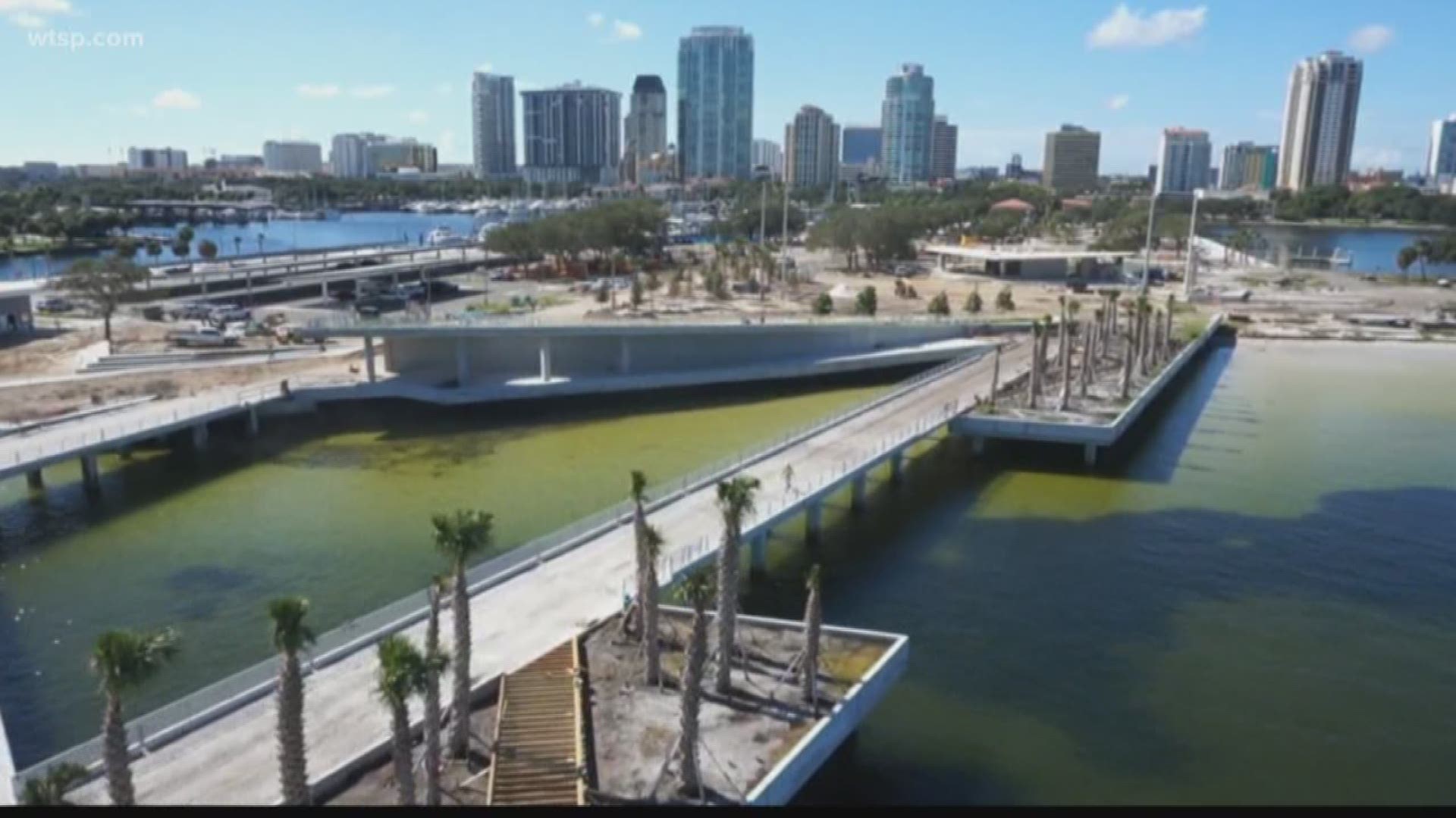 The St. Pete pier is scheduled to open next spring.