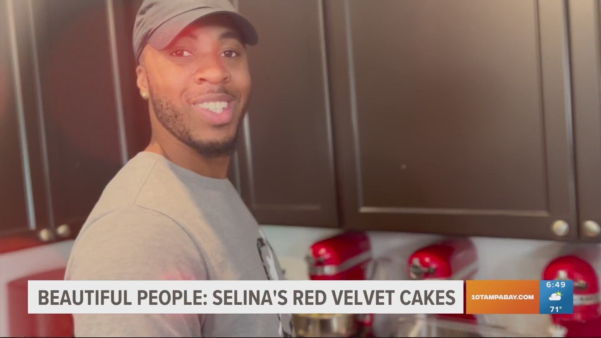 Anthony started Selina's Red Velvet Cakes to help his mom raise money to battle breast cancer.