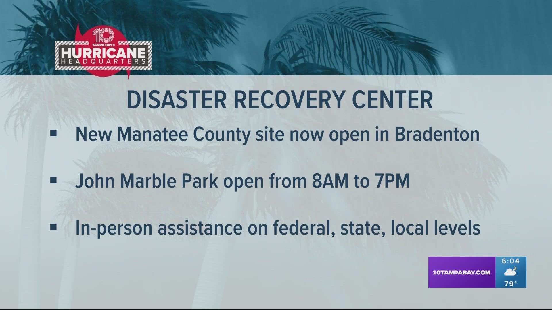 The centers provide impacted residents with information from Florida state agencies, FEMA and U.S. Small Business Administration.