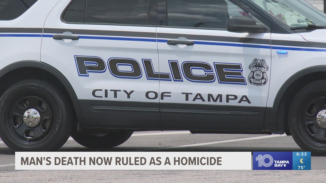 Man's death ruled a homicide after body found near Ybor City road