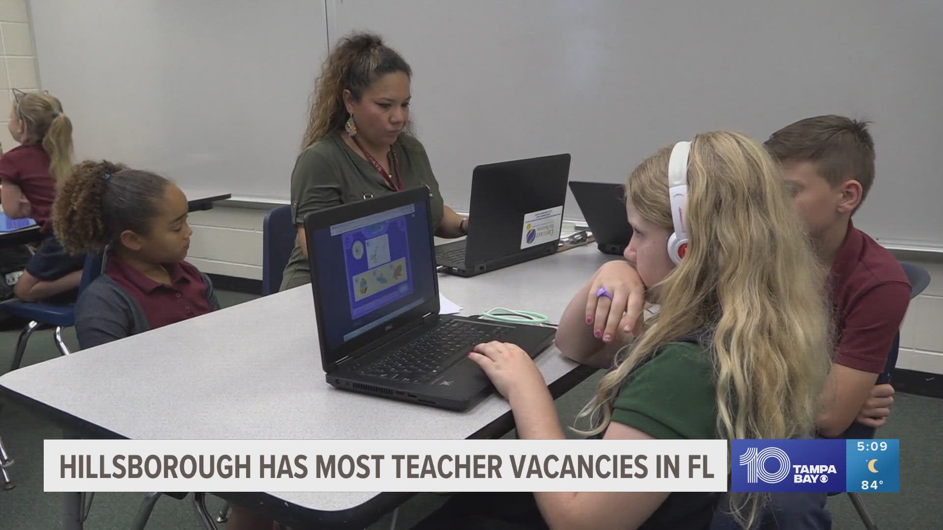 The Florida Education Association compiled data from districts' websites which show there are almost 10,000 total vacancies throughout the state.