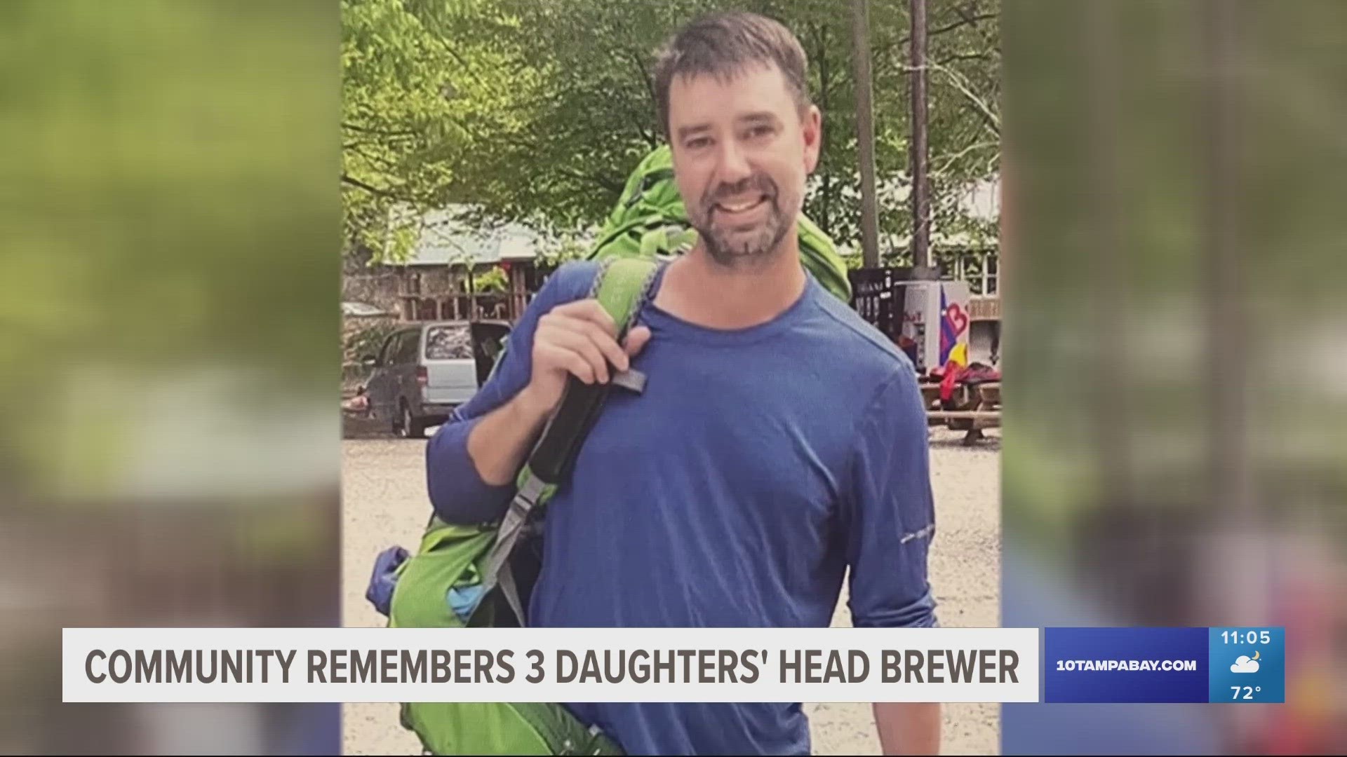 Hundreds gathered at 3 Daughters Brewing in St. Petersburg on Wednesday to celebrate the life of Ty Weaver.