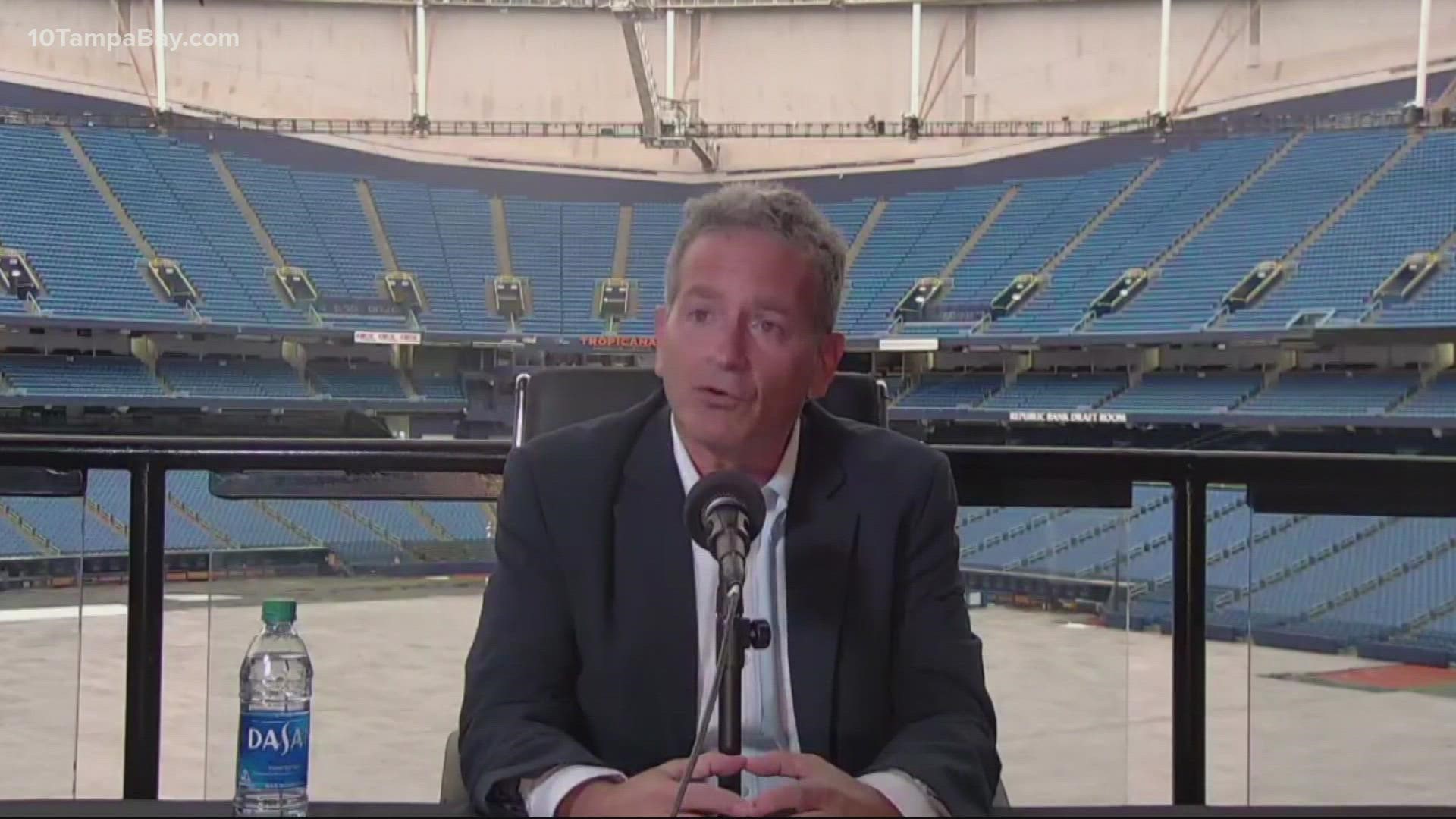 “Today’s news is flat out deflating," Rays' principal owner Stuart Sternberg said.