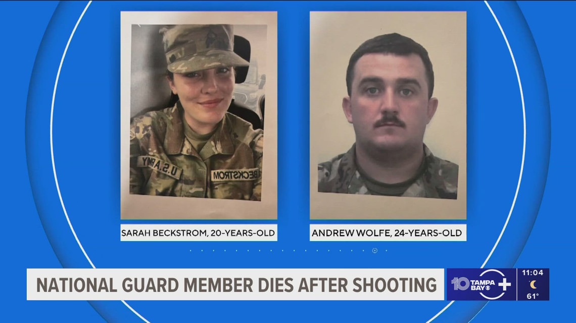 West Virginia National Guard member Sarah Beckstrom dies from wounds in ...