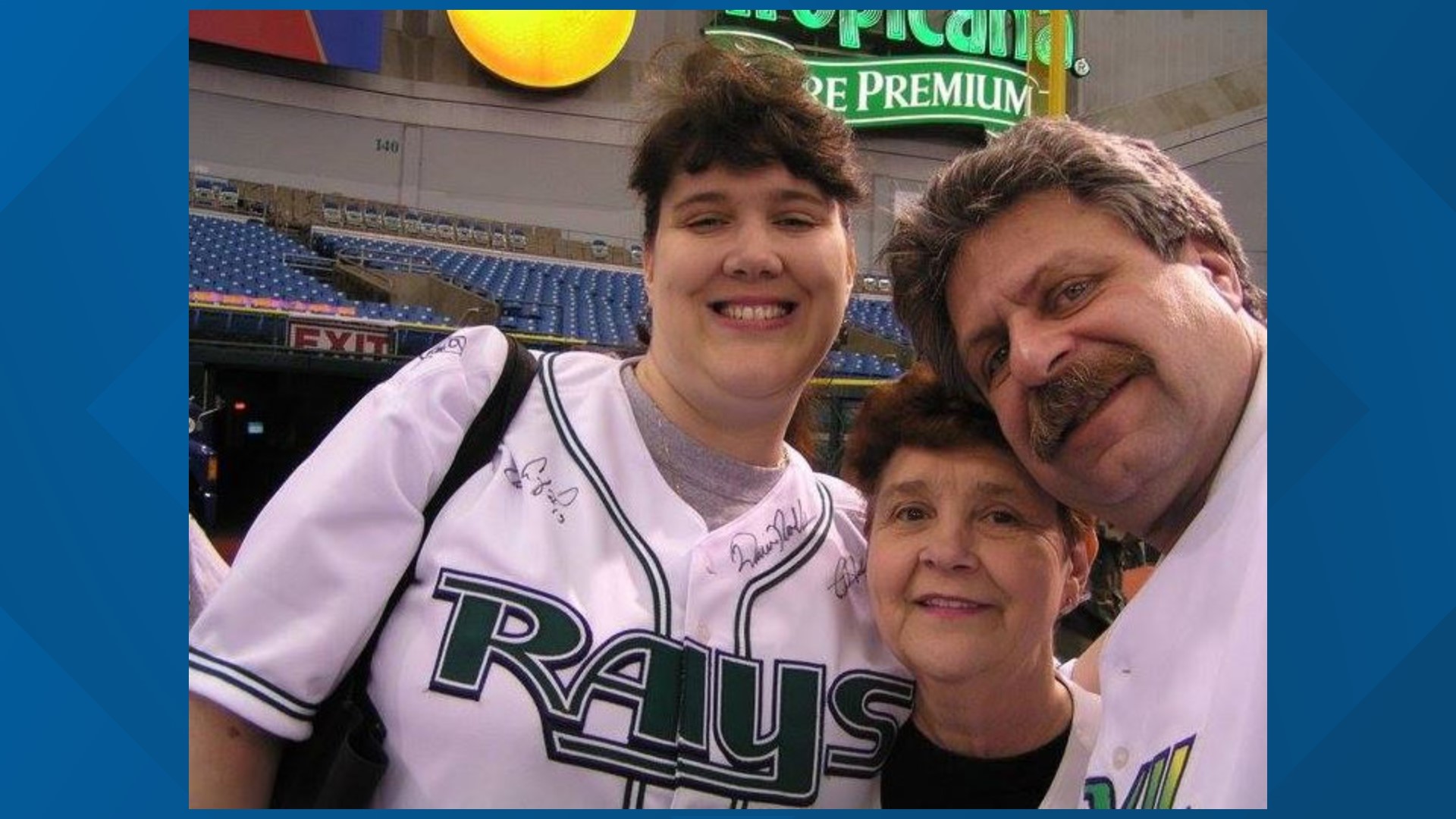 Rays super fan Billie Jo Bell has attended Opening Day games since 1998 but pandemic safety rules prohibit fans from attending this year.