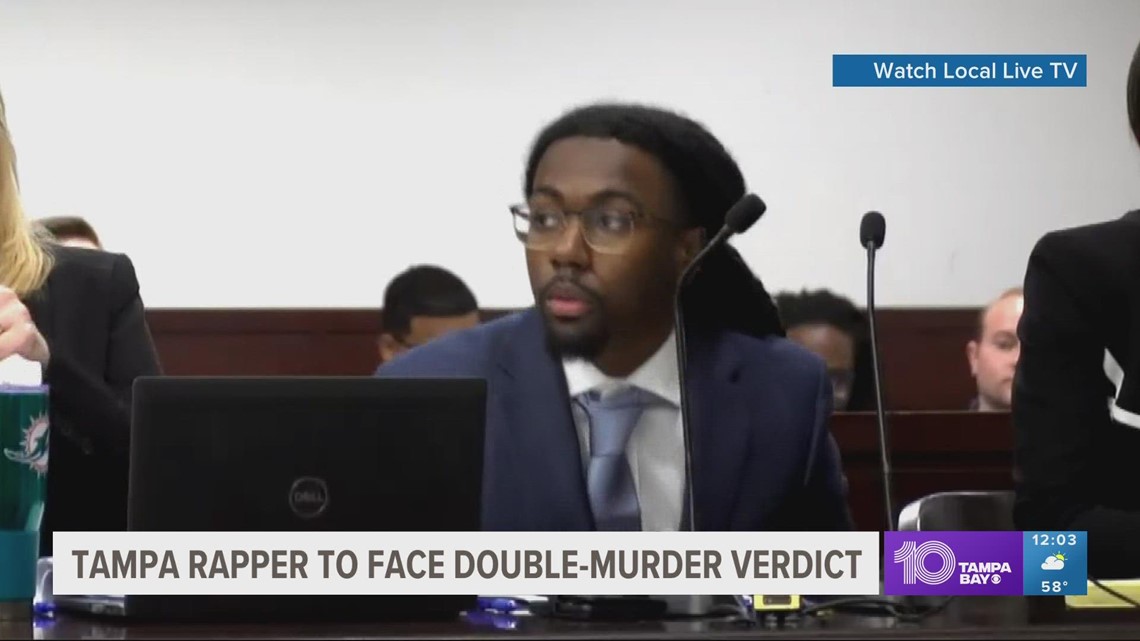 Closing arguments wrap up in Tampa rapper's double murder trial | wtsp.com