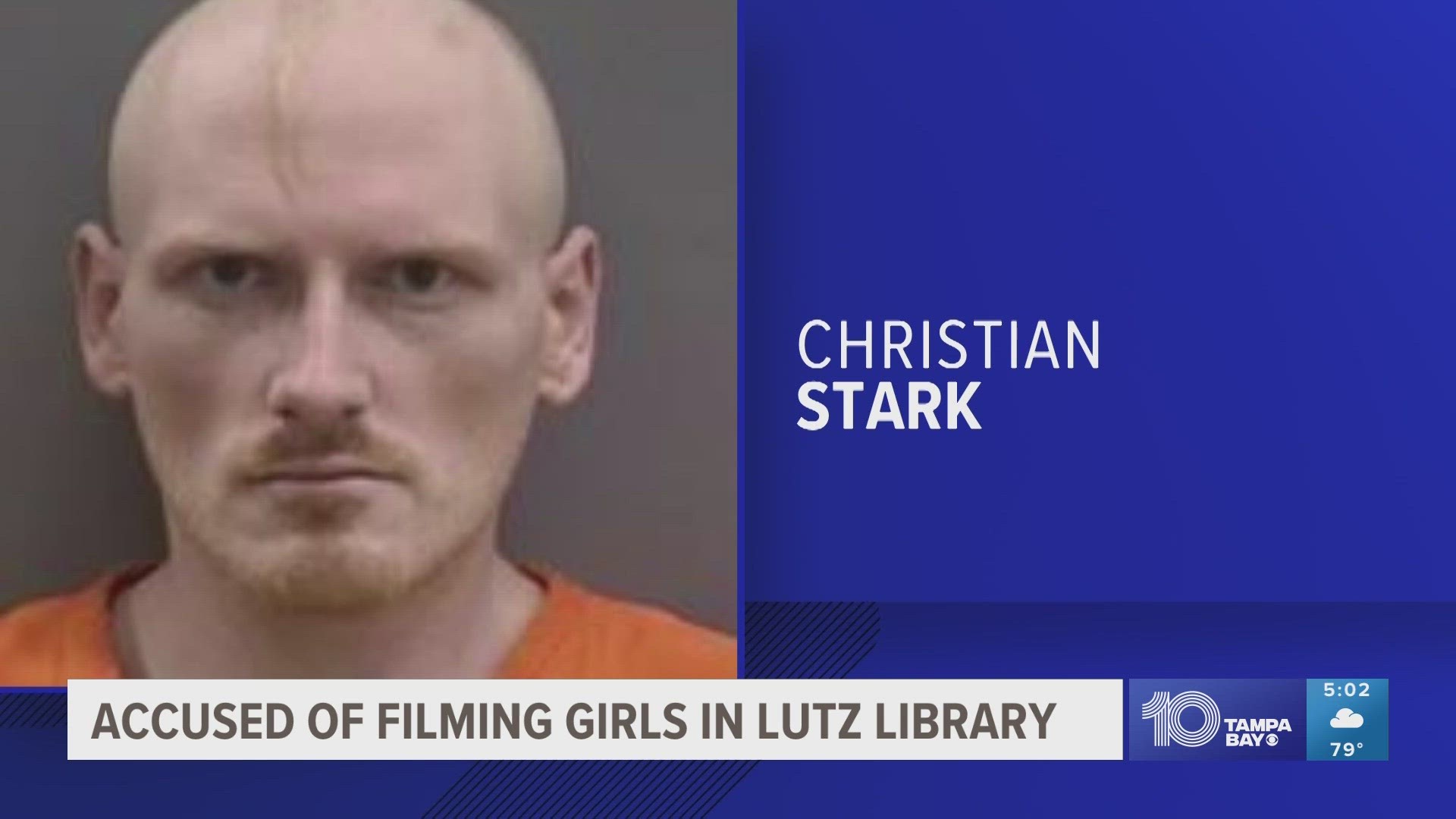 One 12-year-old girl reported Stark after she allegedly saw him filming her.