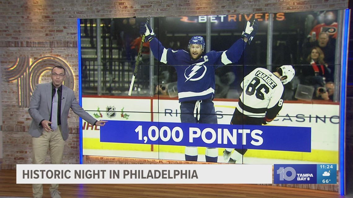 Historic night for Tampa Bay Lightning; Stamkos reaches 1,000 career points