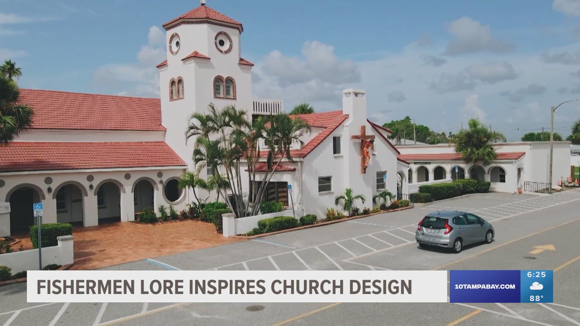 A fisherman lore inspired the design for a "Chicken Church" — otherwise known as the Church by the sea in Madeira Beach.