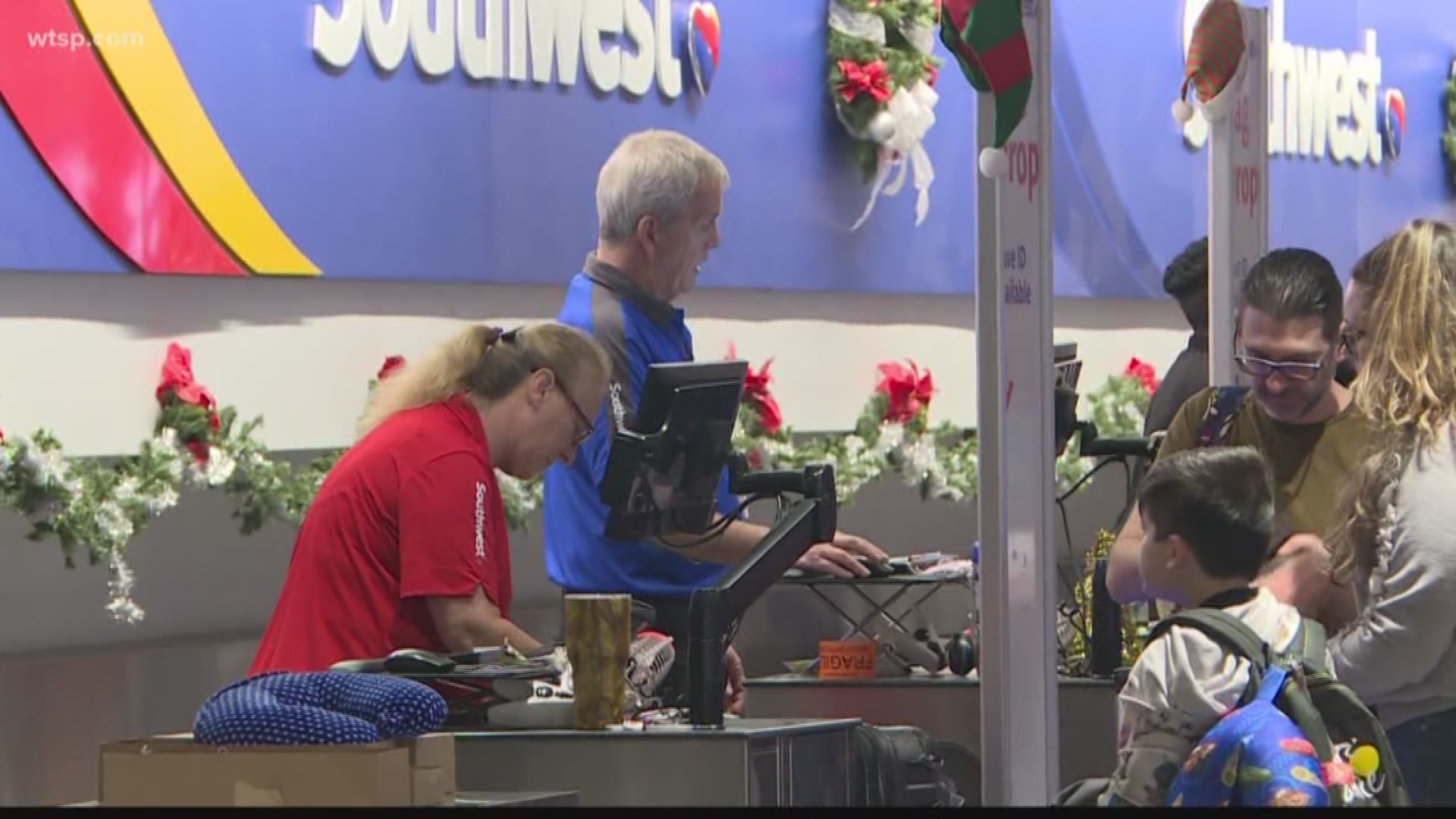 Dec. 30 is expected to be one of the busiest days of the year with 89,000 people coming through the airport.