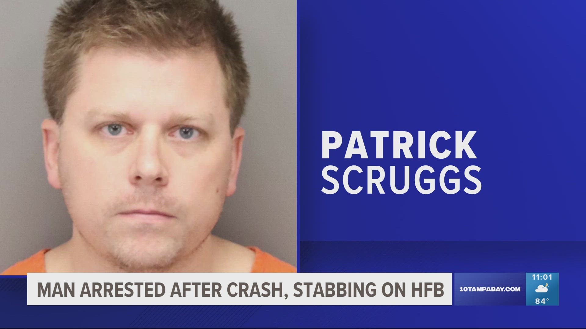 ​Patrick Scruggs was charged with aggravated battery, aggravated assault and burglary of an occupied convenience.
