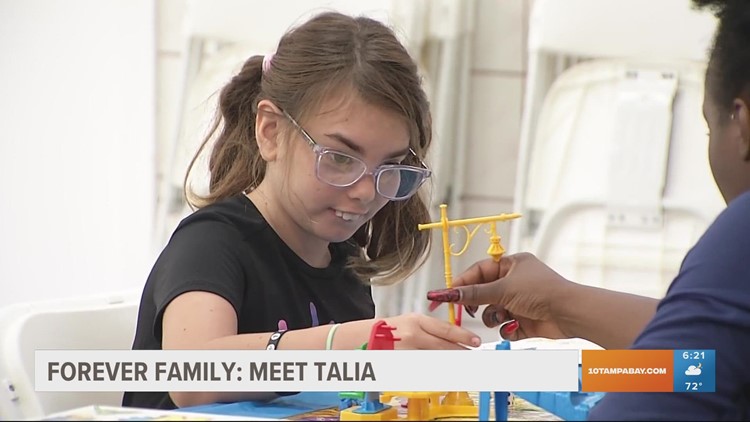 Talia hopes a family will love her and her sister as their own