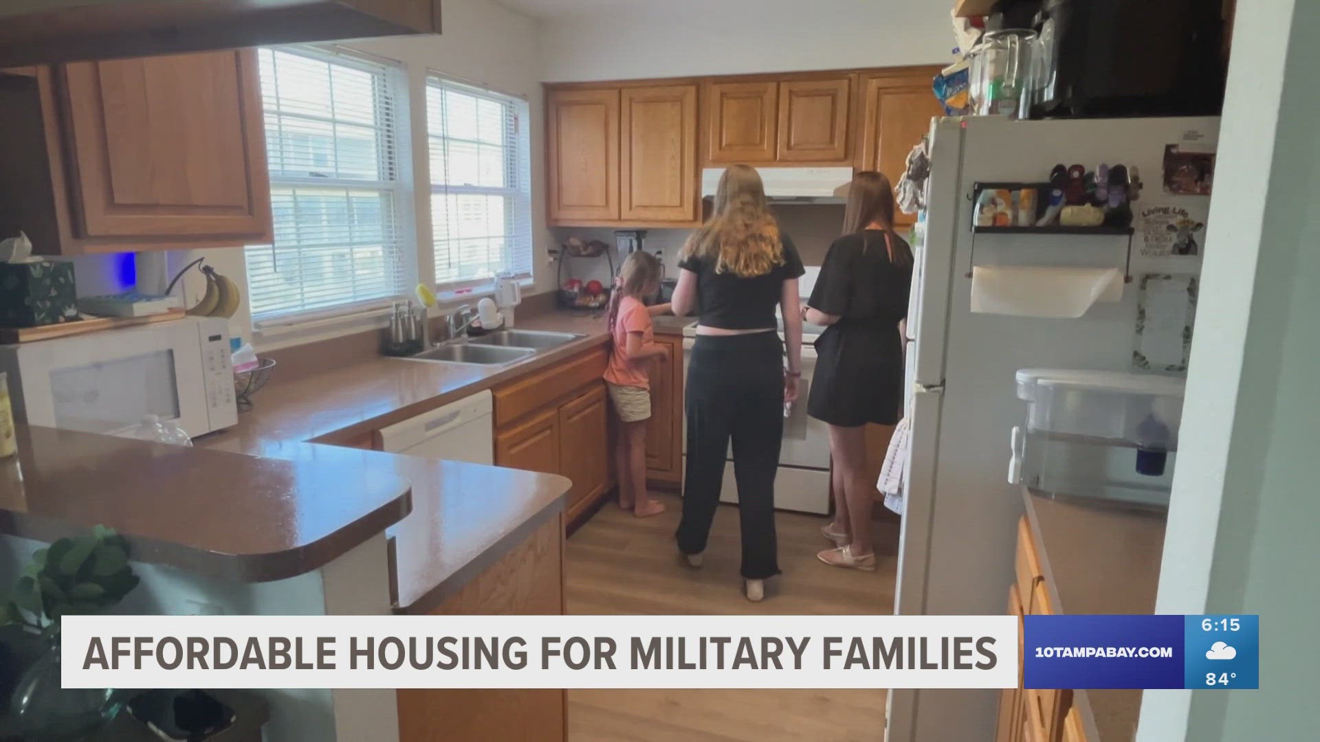 About two thirds of military servicemembers and their families do not live on military bases.