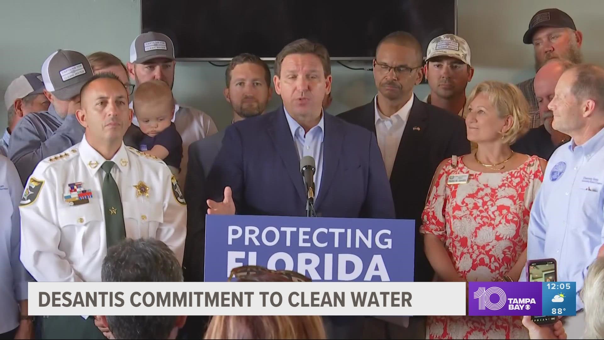DeSantis, who said back in February that the bill "derails progress" toward Everglades restoration, announced his decision Wednesday.