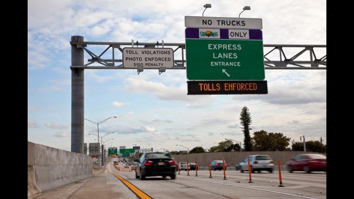 express lanes open for SunPass users leaving Florida