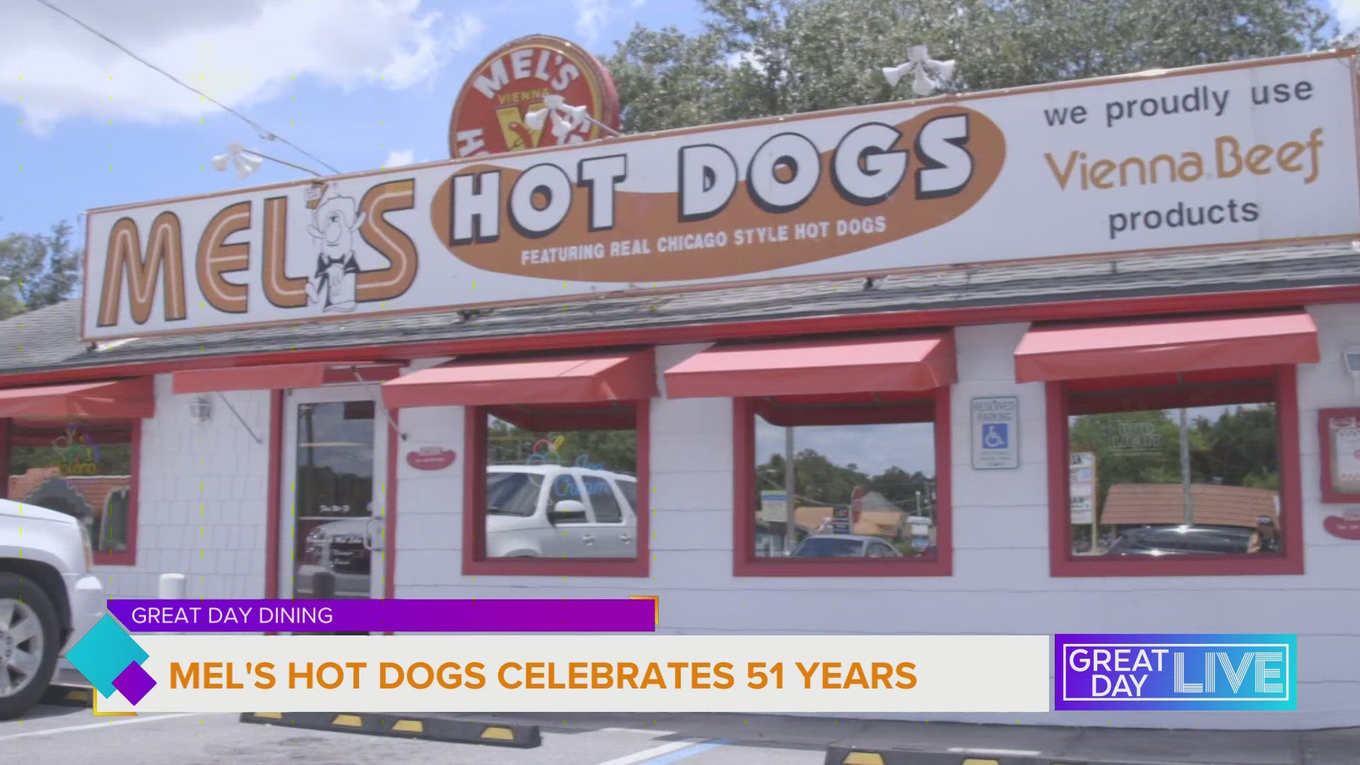 Mel’s Hot Dogs has been serving its Chicago dogs for more than 51 years. Great Day Live got a taste of this Tampa treasure.