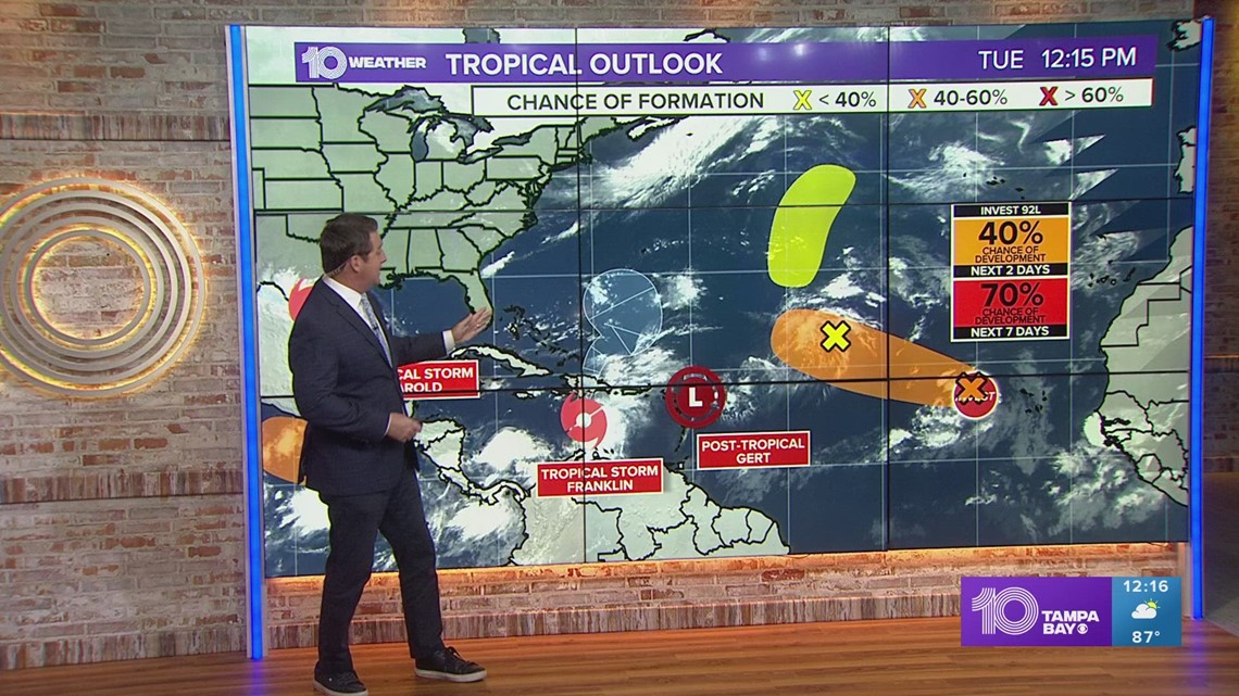 Tracking the Tropics: Tropical Storm Harold makes landfall along South ...