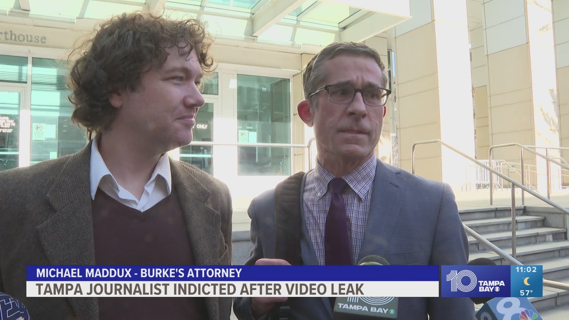 The indictment accuses Timothy Burke of illegally obtaining unflattering footage of Tucker Carlson and Kanye West.