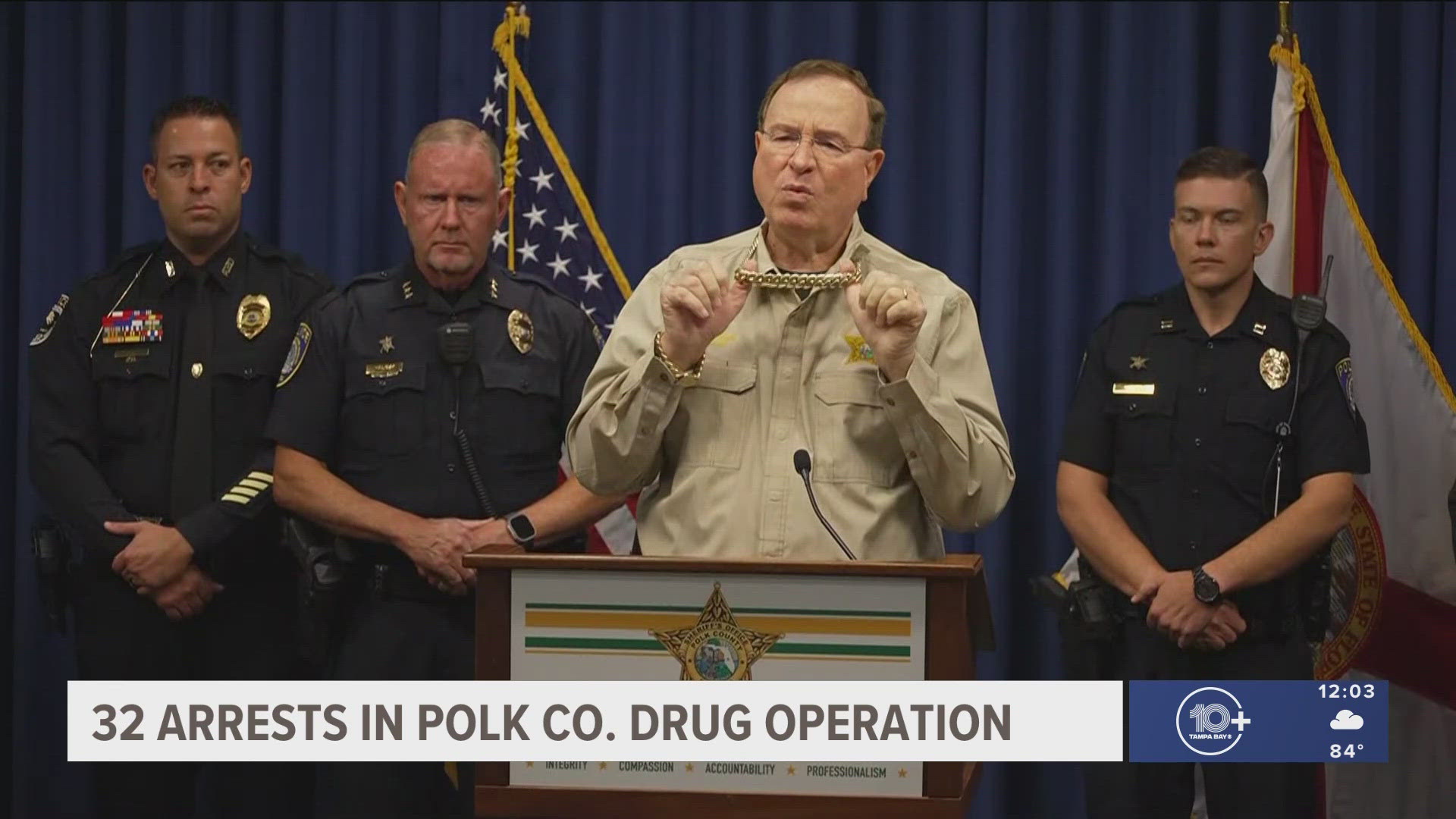 Sheriff Grady Judd said "Operation Capital City Crackdown" took months of uncover work by multiple agencies working together. 