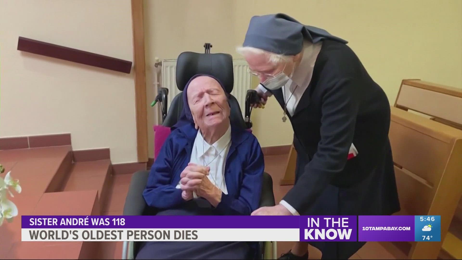 Sister André was just a few years away from becoming the oldest person ever.