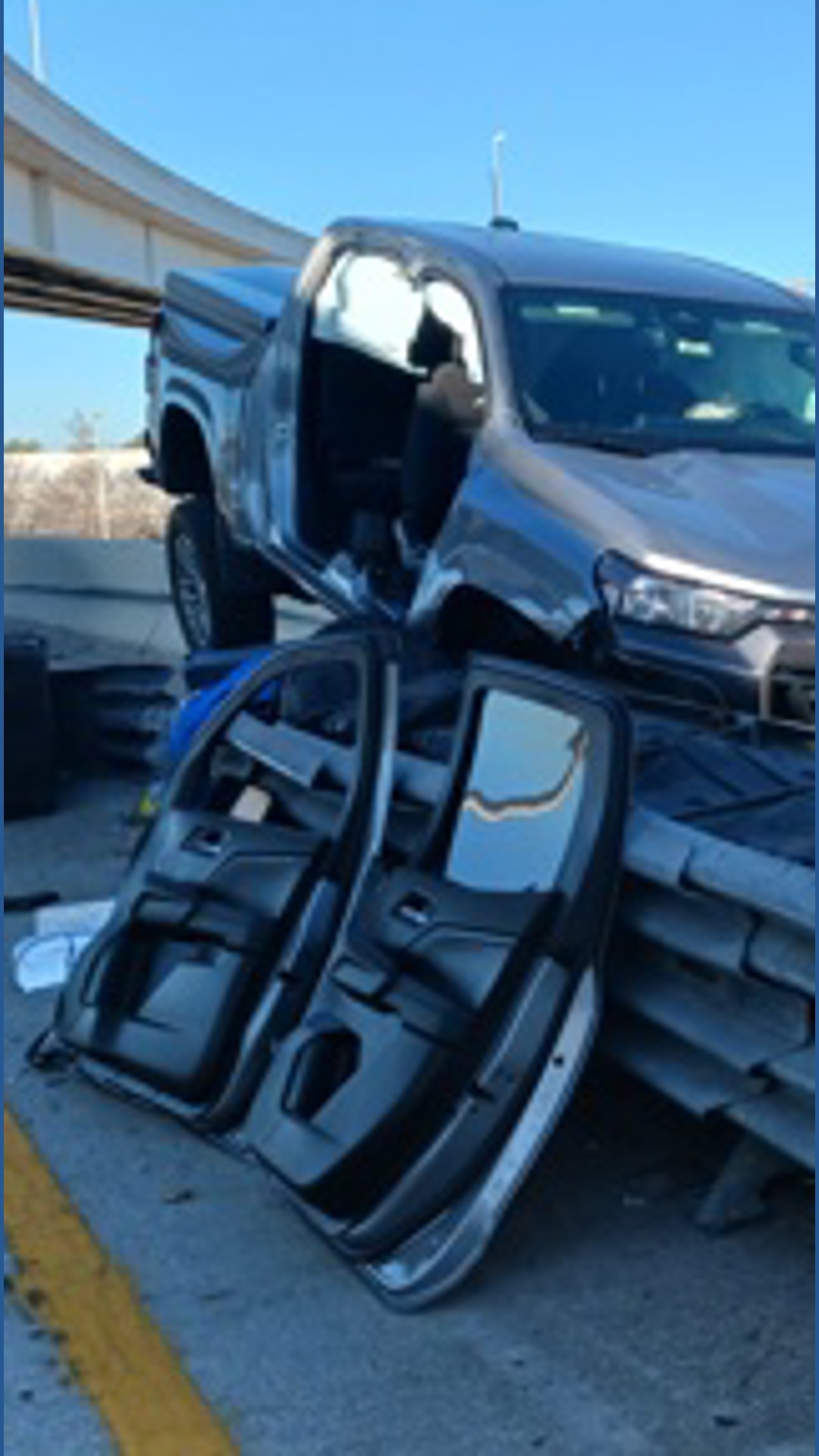 Pickup truck slams into guardrail on I-275 after driver’s medical ...