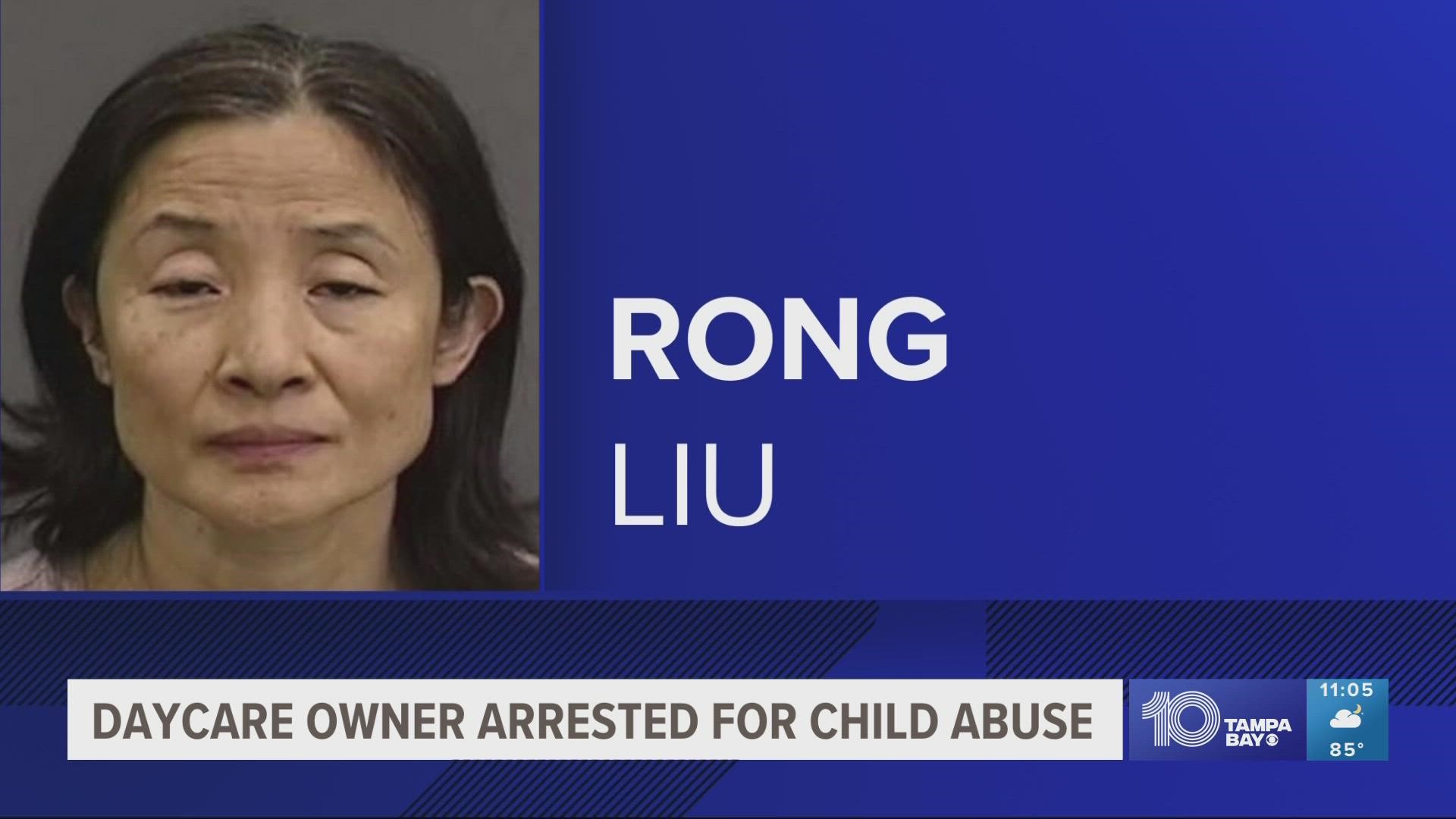 The 51-year-old woman reportedly abused a child while attempting to make them take a nap.