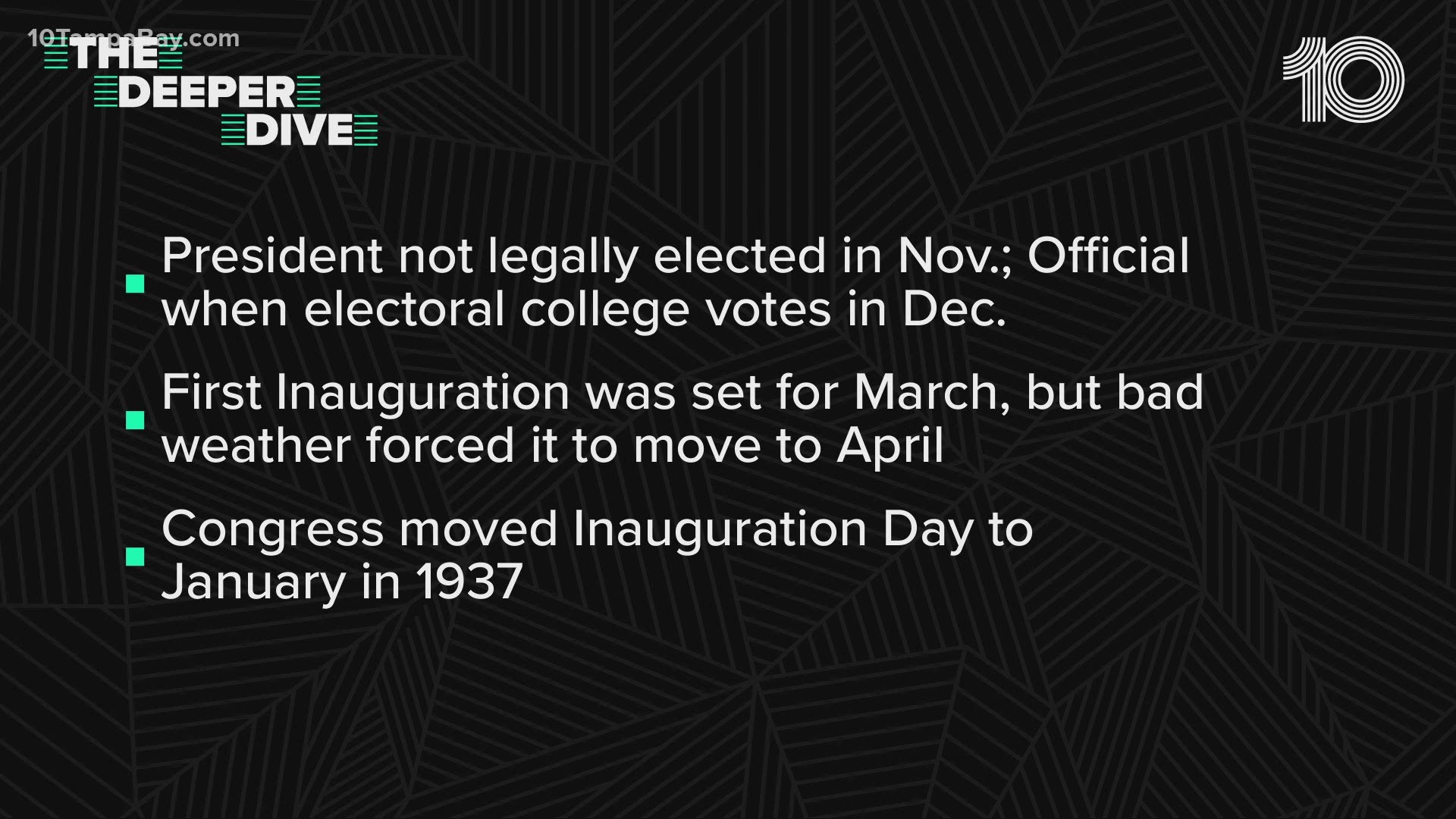 Next week's Presidential Inauguration will see some major changes.