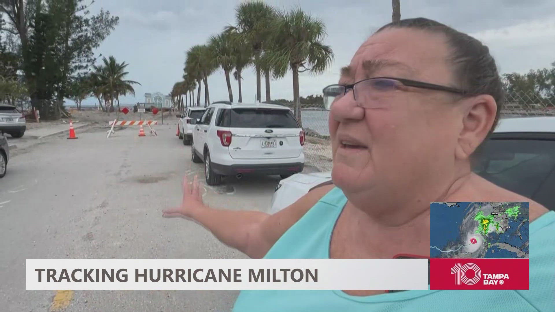 Sarasota County is expected to see 10 to 15 feet of storm surge from Hurricane Milton.