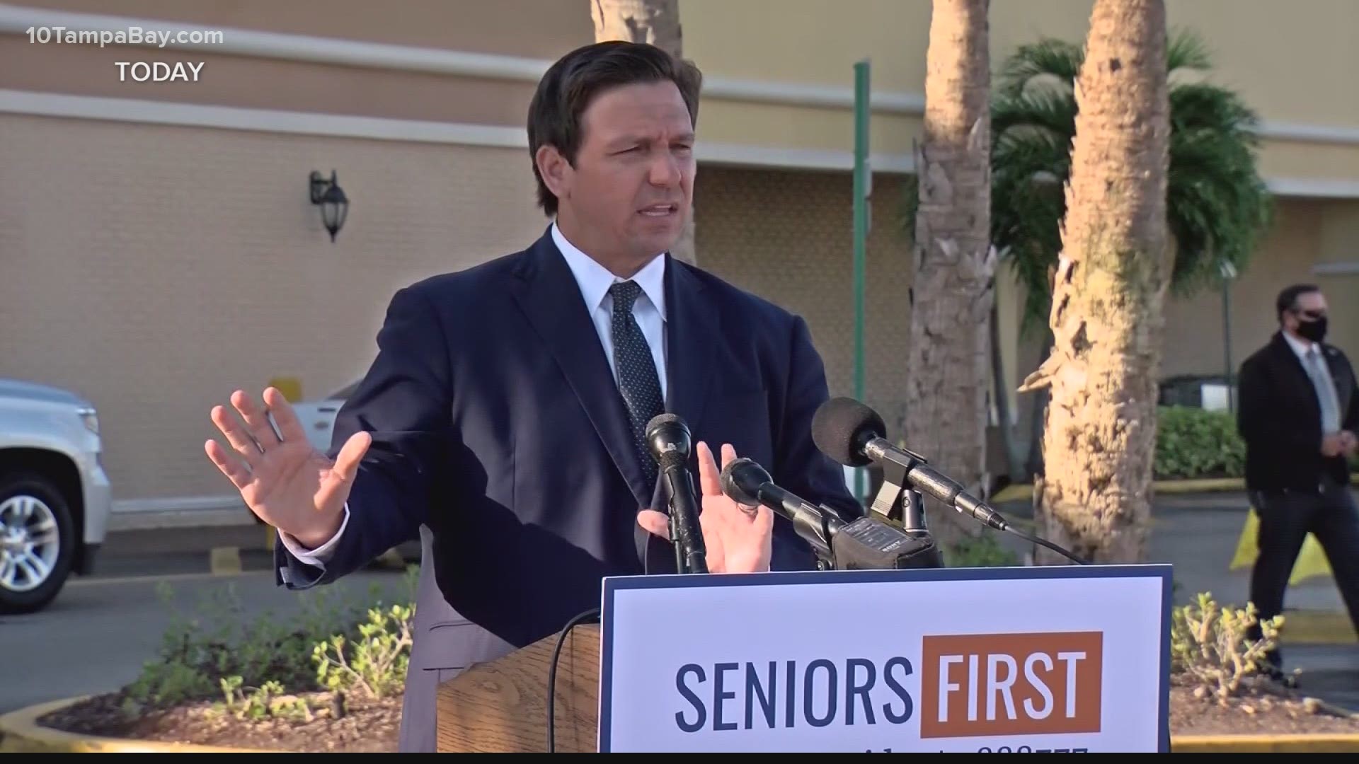 It's a reversal for Gov. DeSantis, who explained why the state has only used about half of the COVID vaccines it has received.