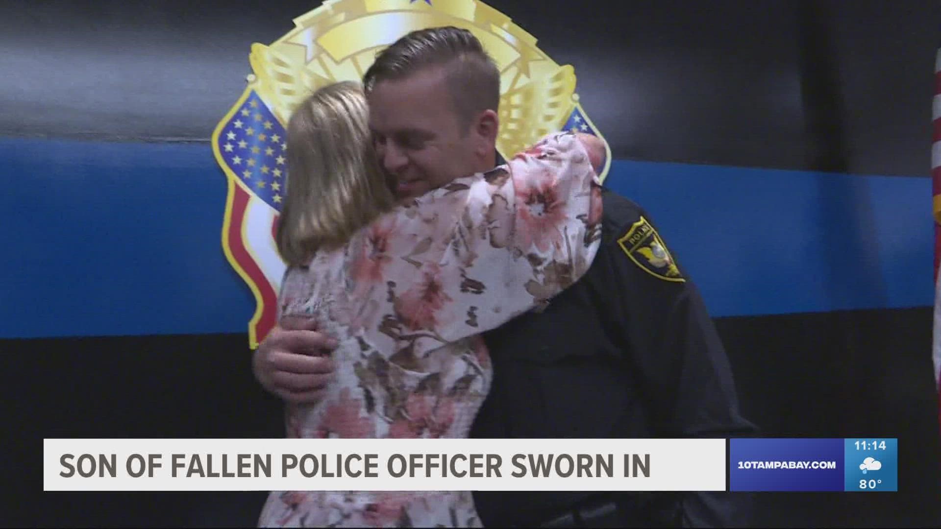 Andrew Kondek never intended on going into law enforcement until after his father, a 21-year veteran of the police force, was killed in the line of duty.