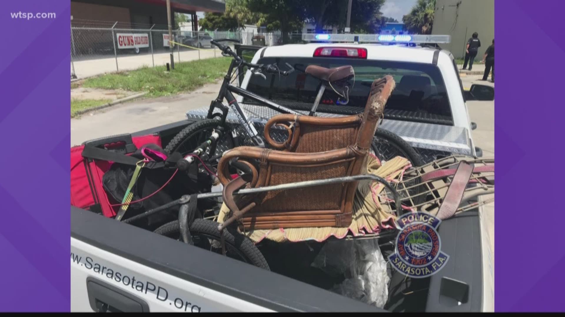 Two toddlers have been flown to the hospital after a bike accident in Sarasota.

Their father was towing the boys -- ages 3 and 5 -- in a wagon behind the bicycle when the bike hit a curb, and the children were ejected.
