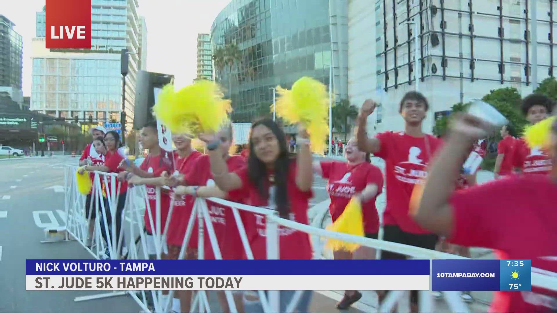 The Tampa community showed out Saturday morning for a 5k benefitting St. Jude.