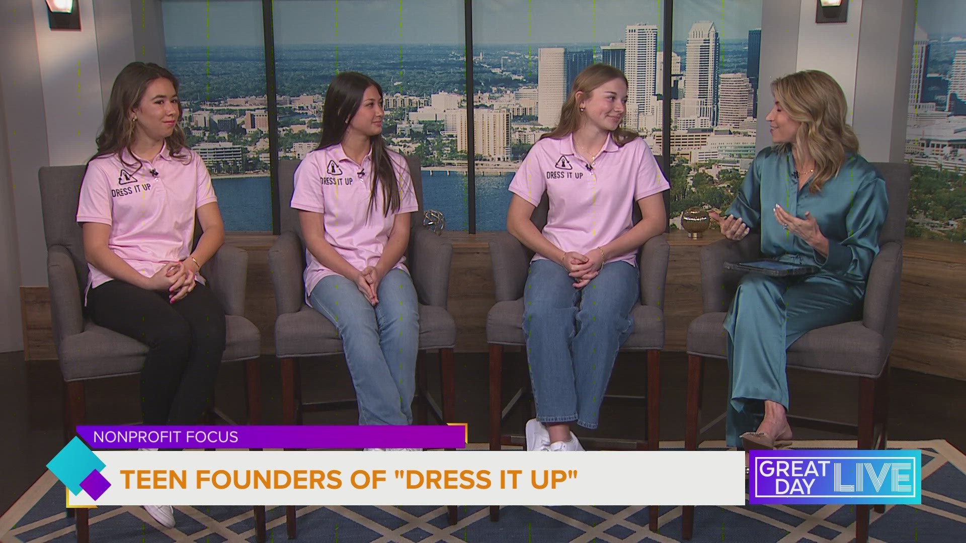 Three local high school students join GDL to discuss their nonprofit, Drees it Up, where they collect formal dresses and clothes for those in need.