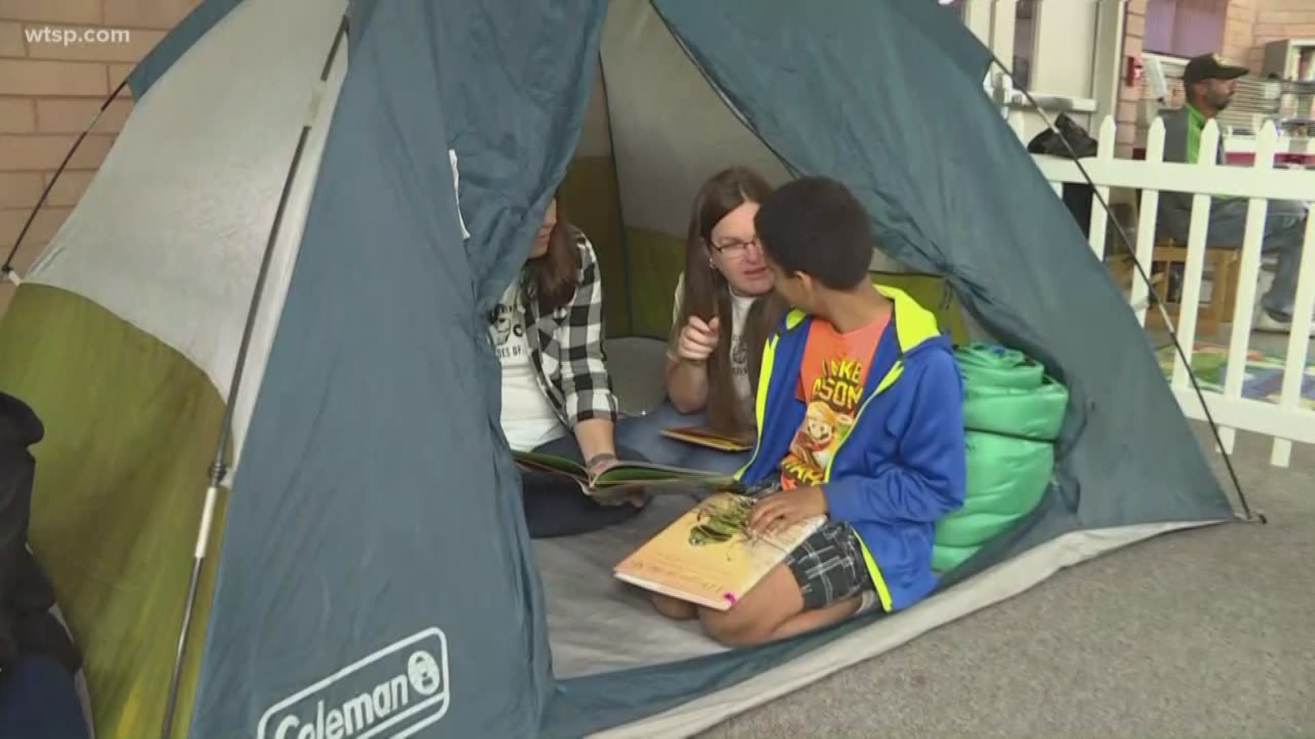 The tents help Fox Hollow Elementary students learn. https://on.wtsp.com/2J9jrGi
