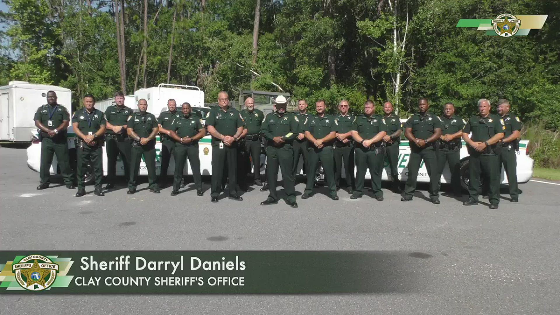 Clay County Sheriff Darryl Daniels says "lawlessness" is unacceptable. (Video: Clay County Sheriff's Office)