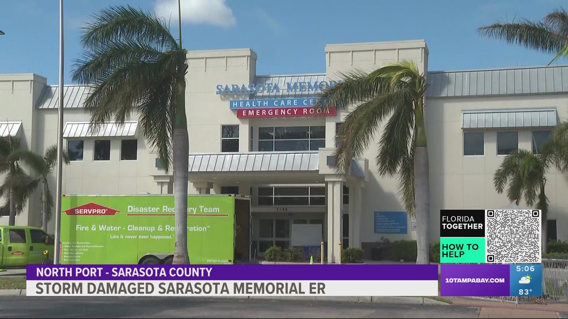 Medical tent set up as Sarasota Memorial ER remains closed