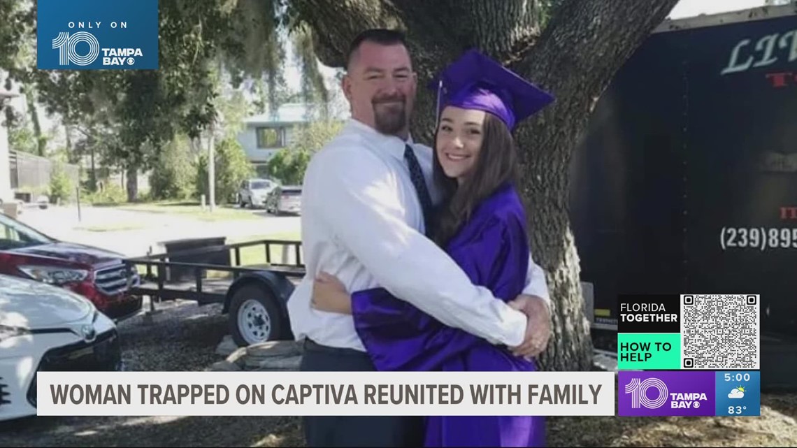 Woman stranded on Captiva Island after Hurricane Ian rescued by her dad