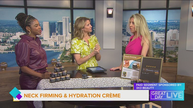 3X3Beauty neck firming & hydration crème helps fight wrinkles