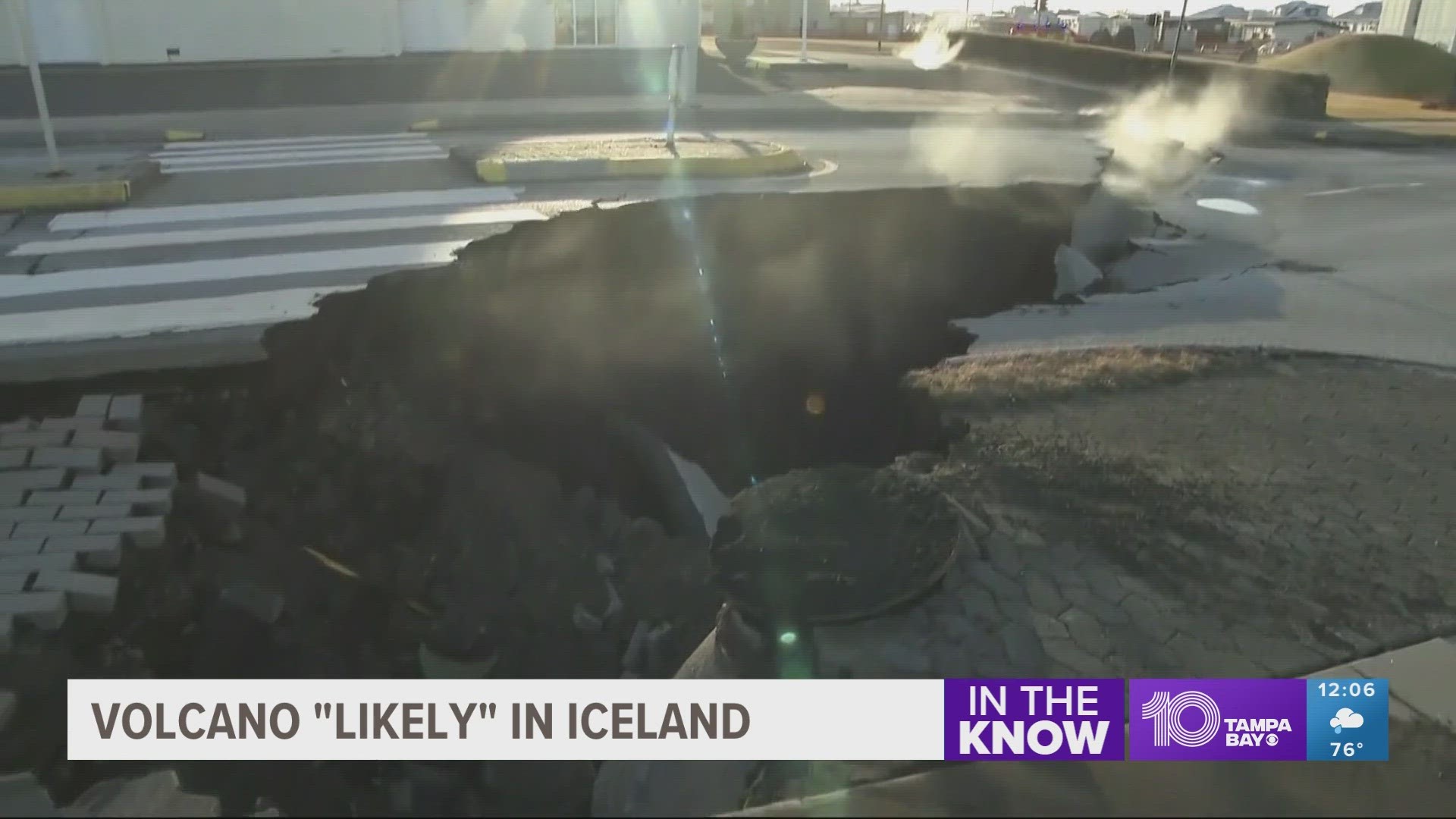 From midnight Monday through the late afternoon, the Icelandic Meteorological Office said it detected about 900 earthquakes.