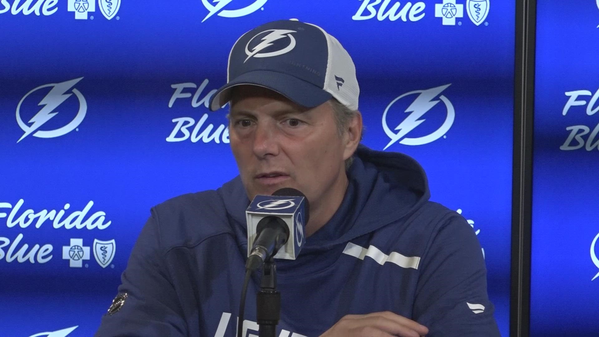 Hear from the Lightning coach on his contract extension