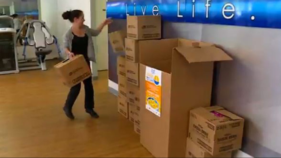 Gym client exercises generosity with huge cereal donation
