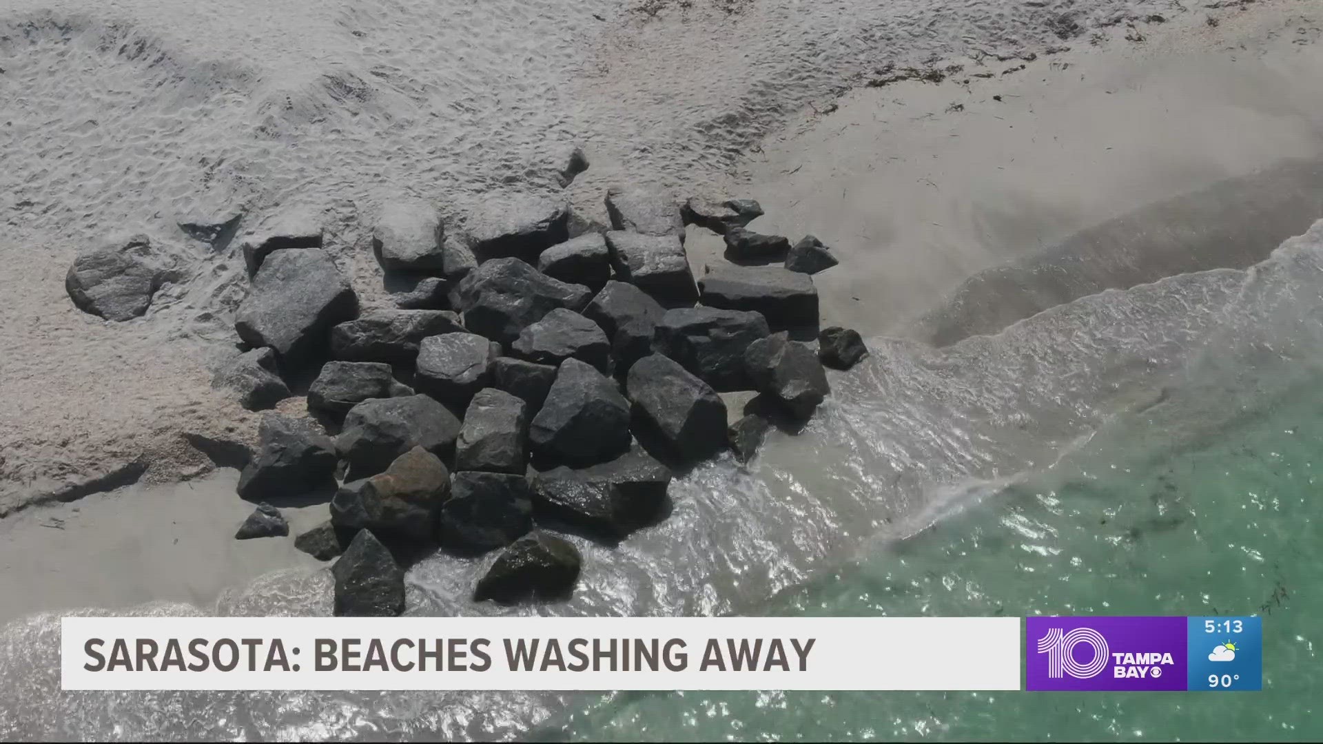 Sand loss at Sarasota beaches is only at 8 percent.