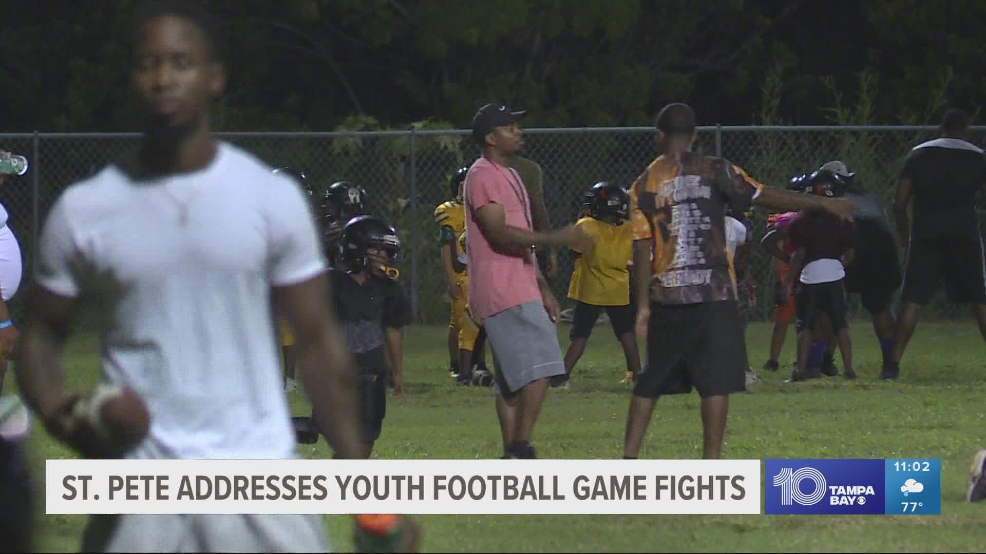 A meeting was held after a large fight broke out at a game between St. Pete and Lakewood.