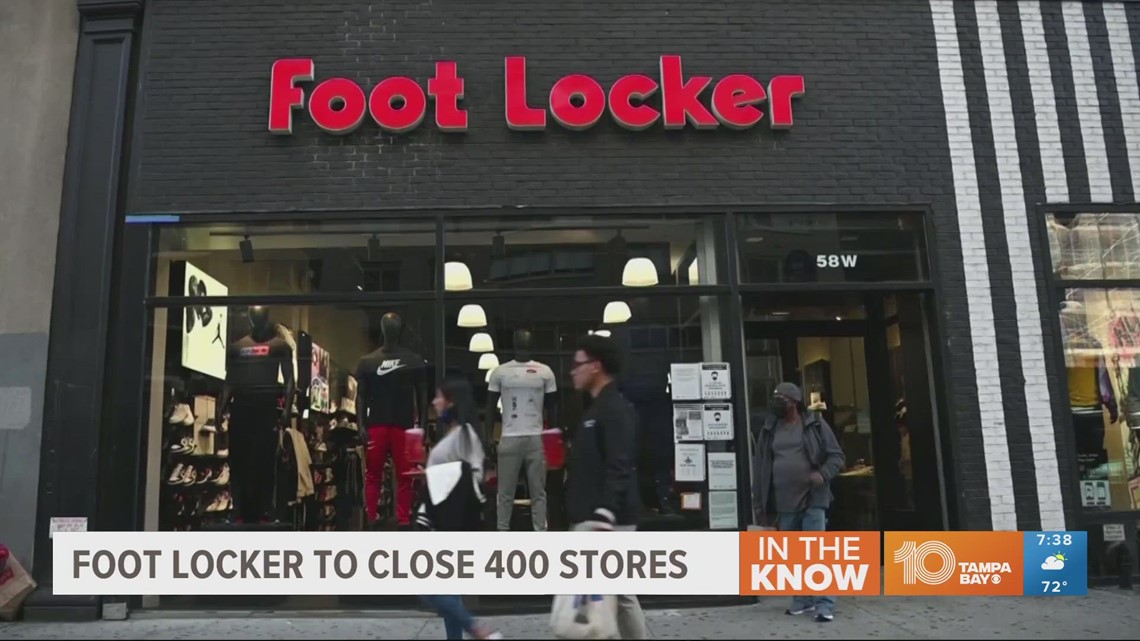 Foot Locker to close 400 stores over next 3 years