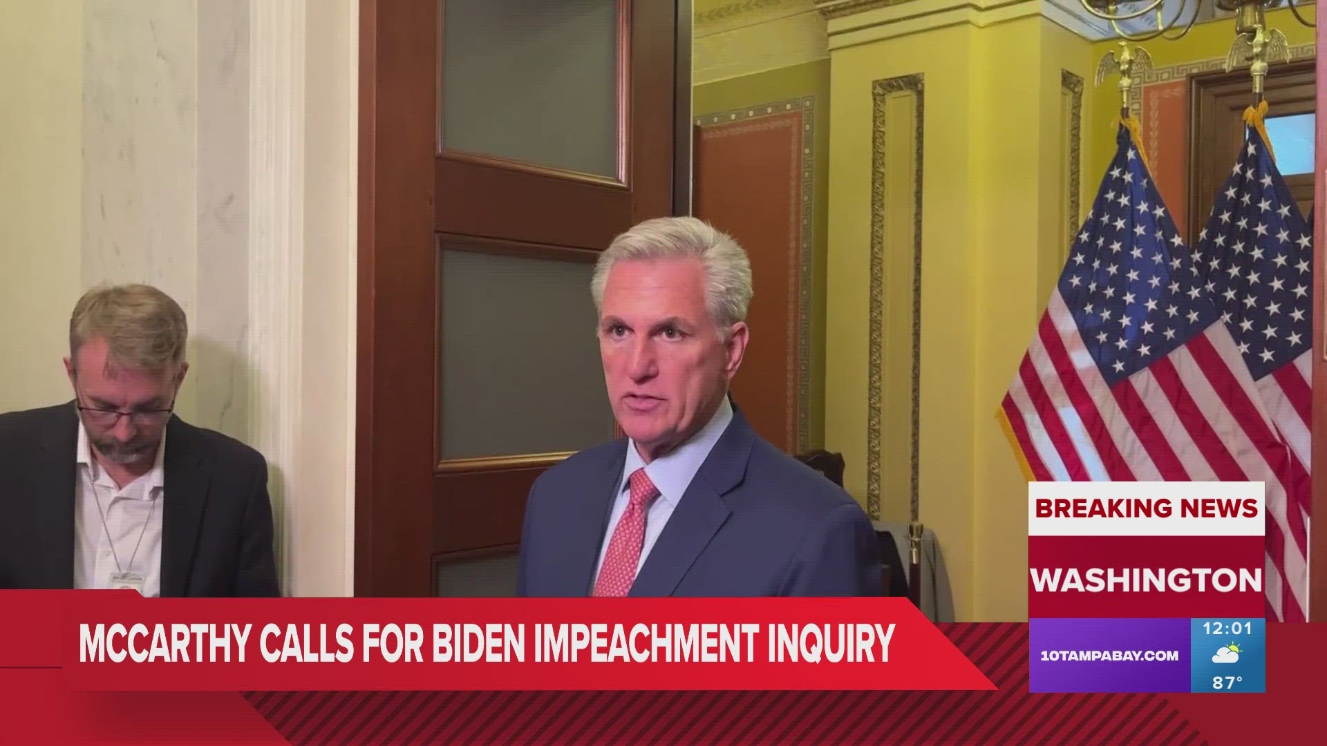 President Biden’s White House has dismissed the impeachment push as politically motivated.