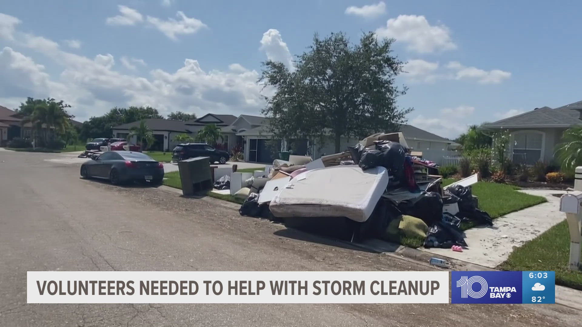 Only a handful of the 85 homes in the neighborhood have flood insurance because the area is not in a flood zone.