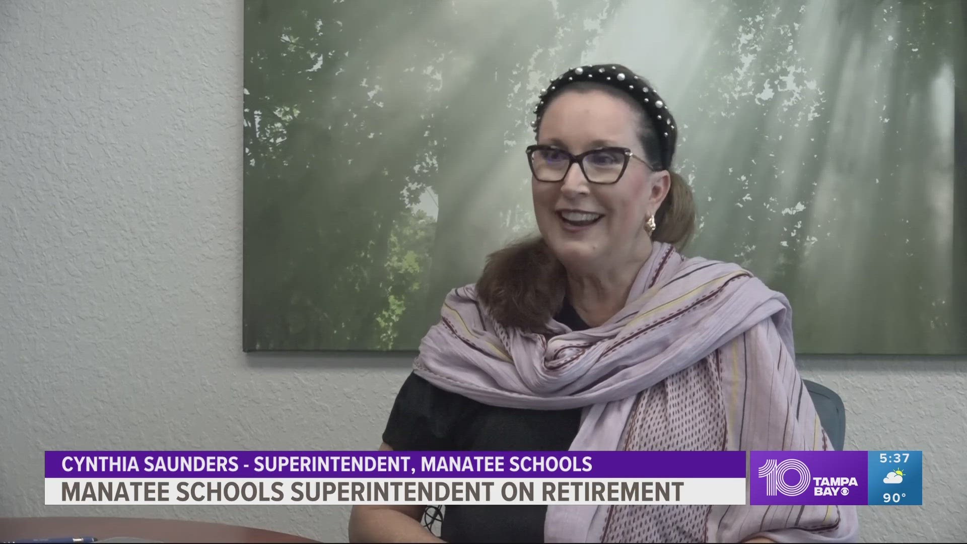 Cynthia Saunders has been the Manatee County superintendent for the last five years and reflects on her time with the district.