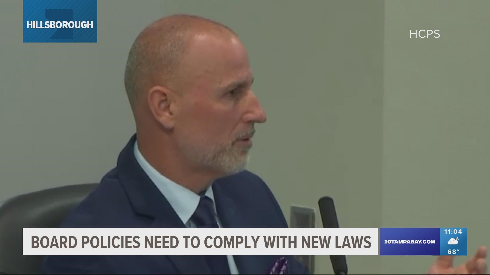 The Florida Department of Education wrote a letter to Hillsborough County alerting board members their policies aren't complying with new state laws.